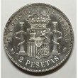 2 PESETAS ALFONSO XII 1883 83*