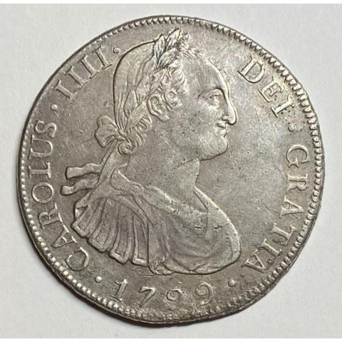 8 REALES CARLOS IV 1799 POTOSÍ