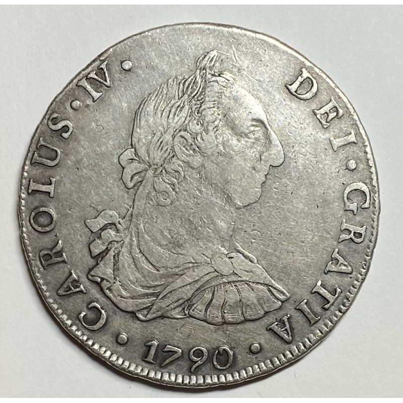 8 REALES CARLOS IV 1790 POTOSÍ