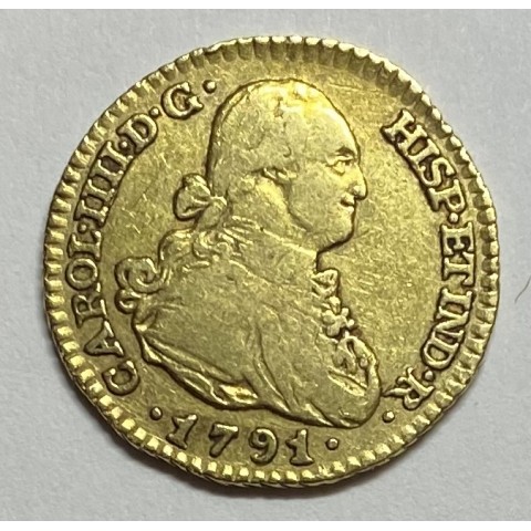 1 ESCUDO CARLOS IV 1791 MADRID