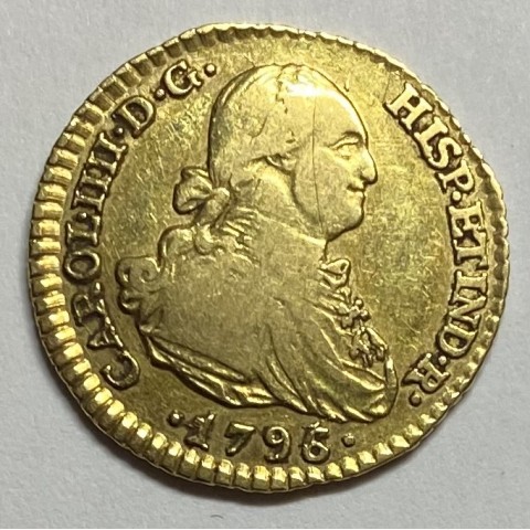 1 ESCUDO CARLOS IV 1796 MADRID