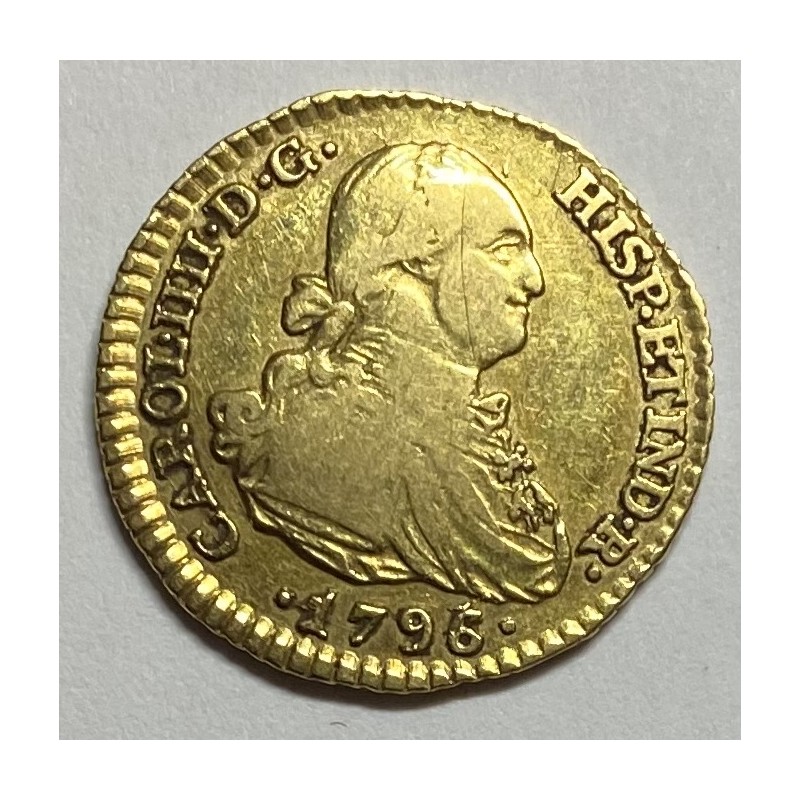 1 ESCUDO CARLOS IV 1796 MADRID