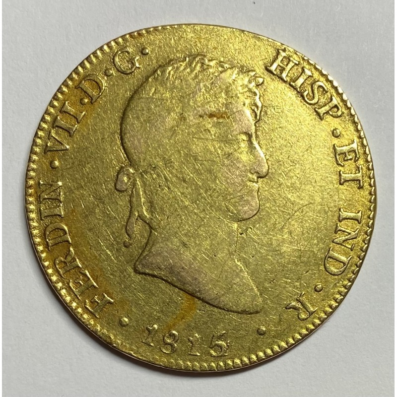 8 ESCUDO FERNANDO VII 1815 MÉJICO (escasa)