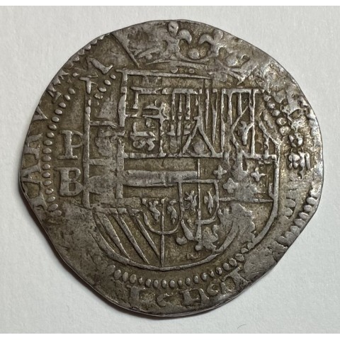 4 REALES FELIPE II S/F POTOSÍ (macuquina)