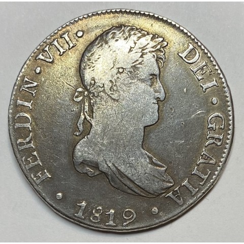 8 REALES FERNANDO VII 1819 LIMA