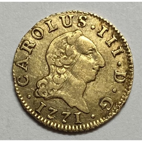 1/2 ESCUDO CARLOS III 1771 MADRID