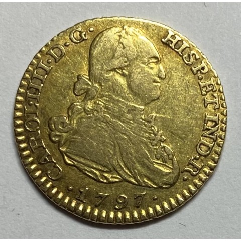 1 ESCUDO CARLOS IV 1797 MADRID