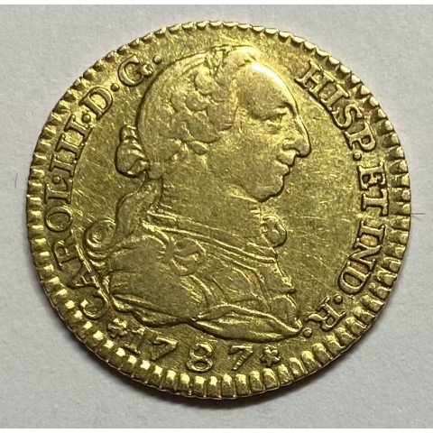 1 ESCUDO CARLOS III 1787 MADRID