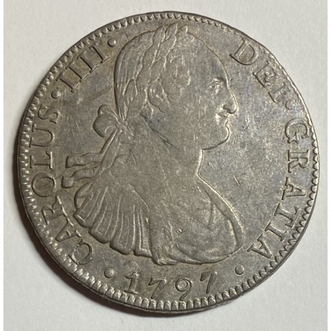 8 REALES CARLOS IV 1797 MÉJICO