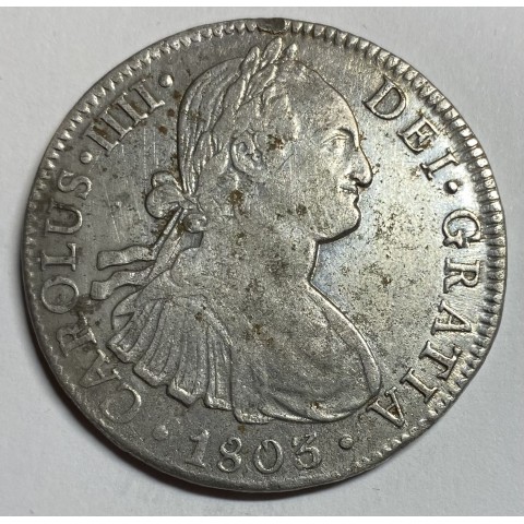 8 REALES CARLOS IV 1803 MÉJICO