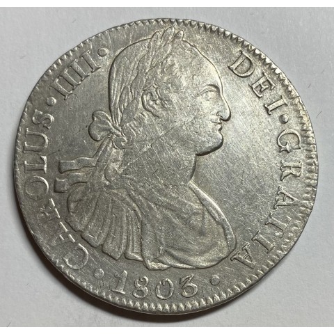 8 REALES CARLOS IV 1803 MÉJICO