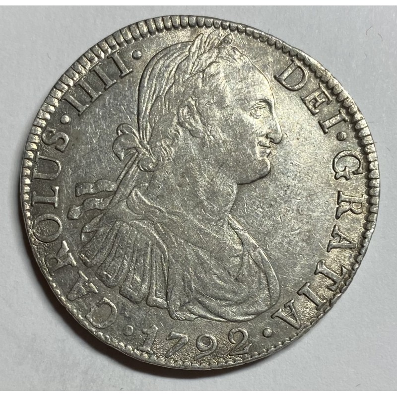 8 REALES CARLOS III 1792 MÉJICO