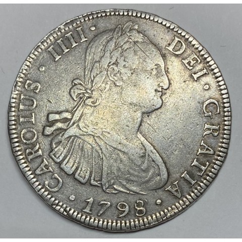 8 REALES CARLOS IV 1798 POTOSÍ