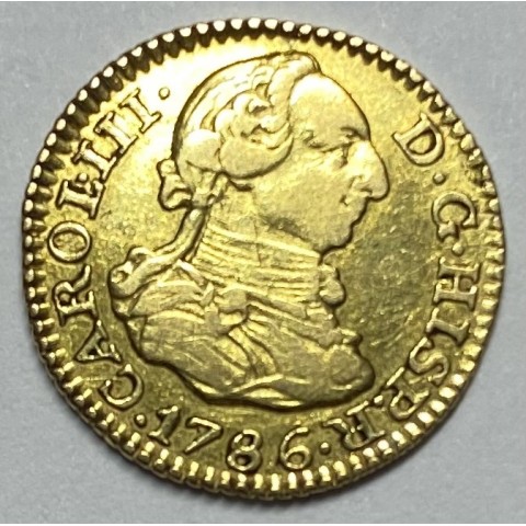 1/2 ESCUDO CARLOS III 1786 MADRID
