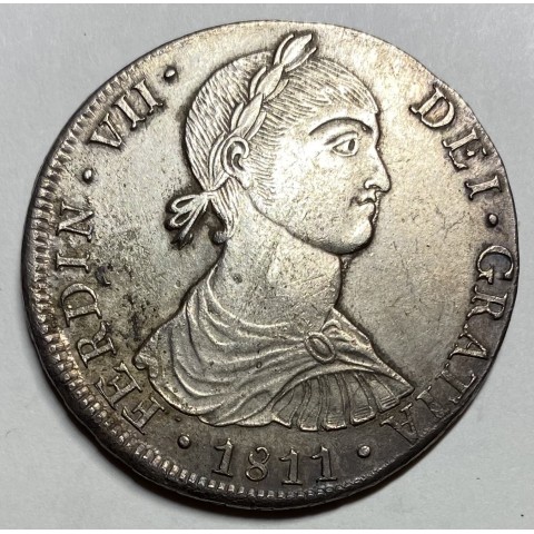 8 REALES FERNANDO VII 1811 LIMA