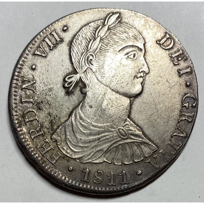 8 REALES FERNANDO VII 1811 LIMA