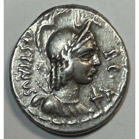 DENARIO R.P. PLAETORIA.