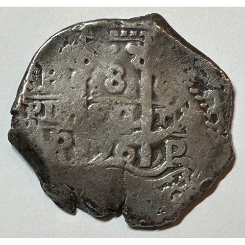 8 REALES CARLOS II 1696 POTOSÍ