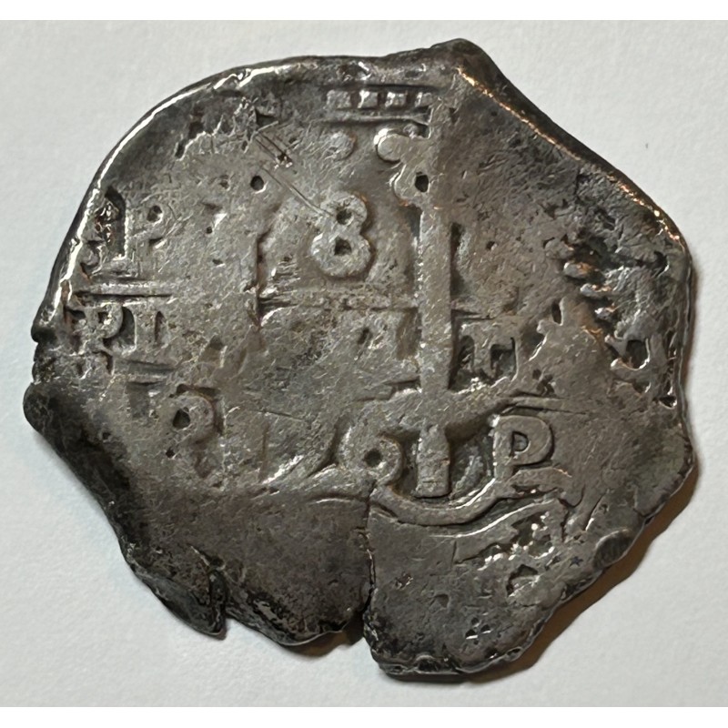 8 REALES CARLOS II 1696 POTOSÍ