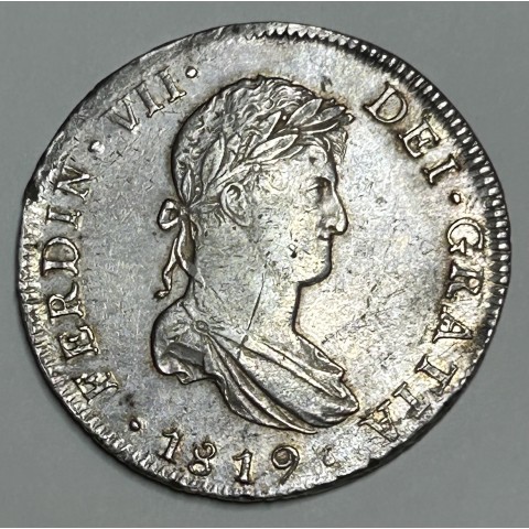 8 REALES FERNANDO VII 1819 MÉJICO