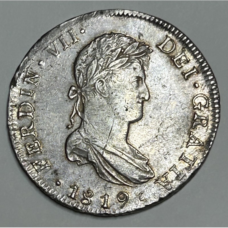 8 REALES FERNANDO VII 1819 MÉJICO