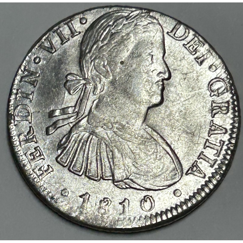 8 REALES FERNANDO VII 1810 MÉJICO