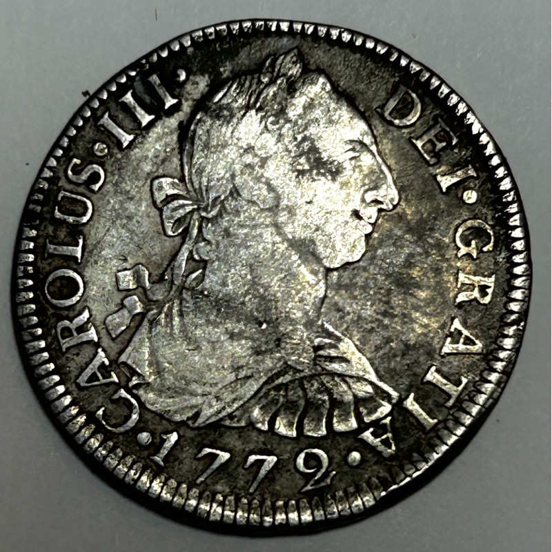 2 REALES CARLOS III 1772 MEJICO
