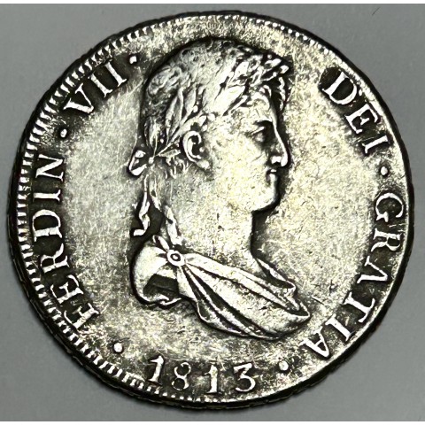 8 REALES FERNANDO VII 1813 POTOSÍ