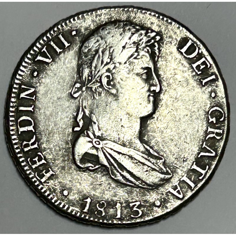 8 REALES FERNANDO VII 1813 POTOSÍ