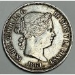20 REALES ISABEL II 1861 MADRID